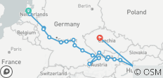  Parels van Europa – van Amsterdam naar Praag – 2025 - 20 bestemmingen 