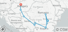  Les légendes des Balkans avec Transylvania Bucarest - Budapest (2025) - 10 destinations 