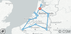  Frühling in den Niederlanden und Belgien bis Amsterdam - 14 Destinationen 