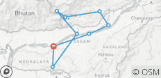  Aventura en coche por el noreste de la India: Viaje en Grupo a Kaziranga, Majuli y Ziro - 9 destinos 