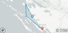  Le meilleur de la région de Zadar - Vacances à vélo autoguidées - 8 jours - 5 destinations 