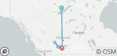  Het noorderlicht in Yellowknife &amp; herfstrondreis door de Rockies – noorderlicht &amp; nationale parken – 8 dagen - 6 bestemmingen 