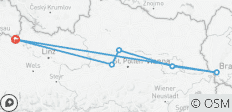  Donau Weihnachtszauber 2024 (einschließlich Melk) - 6 Destinationen 