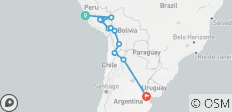  Epic Peru, Bolivia &amp; Argentina (28 destinations) - 14 destinations 