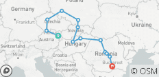  Journey through Central Europe &amp; Romania - 13 destinations 