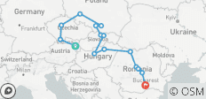  Journey through Central Europe &amp; Romania - 15 destinations 