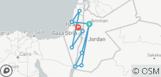  Classique - Jordanie, Israël et les Territoires palestiniens - 12 destinations 