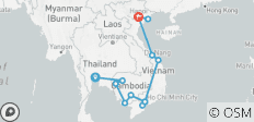  Beleef Cambodja &amp; Vietnam - 13 bestemmingen 