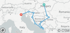  De Budapest à Venise (12 destinations) - 12 destinations 