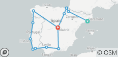  Classic Spain &amp; Portugal (from Barcelona to Madrid) - 14 destinations 