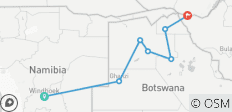  Botswana Adventure - 7 destinations 