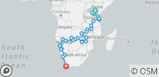  Kenya to Cape Town (31 destinations) - 31 destinations 