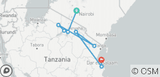  De Nairobi à Stone Town - 8 destinations 