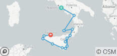  Les incontournables de la Calabre et de la Sicile (including Îles Éoliennes) - 14 destinations 