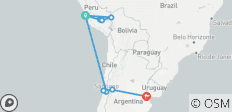  Premium Peru, Chile &amp; Argentina (14 destinations) - 14 destinations 