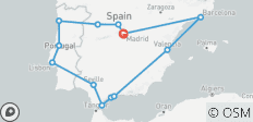  Lo mejor de España y Portugal (grupos pequeños, fin en Madrid, 15 días) - 13 destinos 