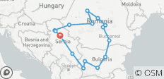  Semi-Private Tour; Serbia, Bulgaria &amp; Romania from / to Belgrade - 16 destinations 