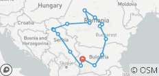  Semi-Private Tour; Bulgaria, Romania &amp; Serbia from / to Sofia - 16 destinations 