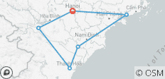  Briljante Noord –Vietnam Schoolreis van Hanoi naar Mai Chau , Ninh Binh , Halong Bay - 6 bestemmingen 