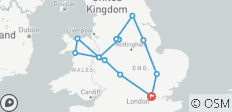  Shakespeare, Snowdonia &amp; Yorkshire (mit Hotel) - 5 Tage - 13 Destinationen 