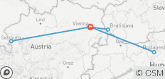  6 Day Vienna, Salzburg, Budapest, Bratislava, and the Danube Valley - 7 destinations 