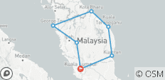  Ronda Ronda : de Kuala Lumpur à Kuala Lumpur - 7 destinations 