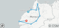  CASABLANCA naar MARRAKECH (14 dagen) Marokko Encompas - 10 bestemmingen 