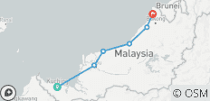  Voyage dans les intérieurs - Sarawak - 6 destinations 