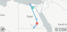  8 Días / 7 Noches Viaje de Lujo a Egipto: El Cairo, Alejandría, Luxor y Asuán - 7 destinos 
