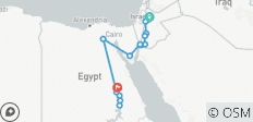  Magisch Jordanië&amp;de schoonheden van de Nijl (16 bestemmingen) - 16 bestemmingen 