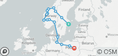  Legendäre Fjorde und Nordpolen bis Warschau - 17 Destinationen 