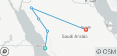  Unforgettable Saudi Arabia end Riad - 5 destinations 