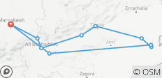  Luxoriöses Marokko und seine Wüsten 3 Tage - 10 Destinationen 