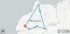  Woestijntocht van Marrakech naar Chefchaouen - 8 bestemmingen 