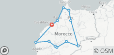  Highlights of Morocco - 12 destinations 