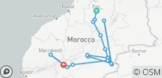  Best Morocco Tour Fes To Marrakech Desert Tour 5Days - 18 destinations 