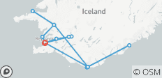  Le soleil de minuit en Islande : Glaciers, geysers et cercle d\'or (2025) - 15 destinations 