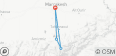  Excursion de 1 jour de Marrakech à Imli - Randonnée à dos de mulet - 4 destinations 
