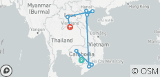  Grand Indochina Tour - Cambodia - Vietnam - Laos in 16 days - 10 destinations 