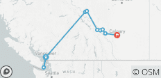  Rondreis door West-Canada – verken Vancouver &amp; de Rockies met VIA Railway – vanuit Vancouver – 7 dagen - 10 bestemmingen 