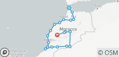  17 Days from North to South Morocco Cultural Tour - 20 destinations 