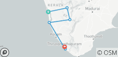  Forfait touristique au Kerala pour 6 nuits et 7 jours - 6 destinations 