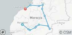  8 days Imperial Cities Morocco Cultural Tour From Marrakech - 14 destinations 