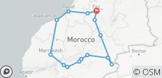  8 Days Imperial Cities Morocco Cultural Tour From Fes - 15 destinations 