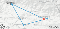  Las Mejores Vacaciones Familiares de Nepal: Katmandú, Everest, Nagarkot, Pokhara y Chitwan - 10 Días - 5 destinos 