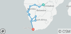  Südliches Afrika Entdeckungsreise (VFA nach CPT) - 14 Destinationen 