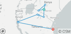  Geluxe: Oost-Afrika: safariritten, bergwandelingen &amp; chimpansee trekking - 10 bestemmingen 