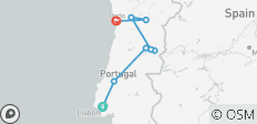  Geluxe: Portugal: Kustwandelingen, wijngaarden &amp; dorpjes in de Dourovallei - 8 bestemmingen 