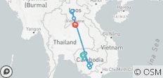  Cambodia and Loas All Top Destinations 14 Days Tour - 12 destinations 