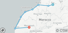  VISITE DES VILLES IMPÉRIALES DU MAROC AU DÉPART DE FÈS - 8 JOURS - 8 destinations 